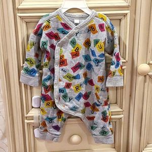 Burberry Children Confetti Logo-Print Coverall jumpsuit 9M